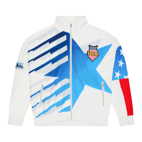 SAMPLE 21 ALL STAR TRACK TOP - WHITE