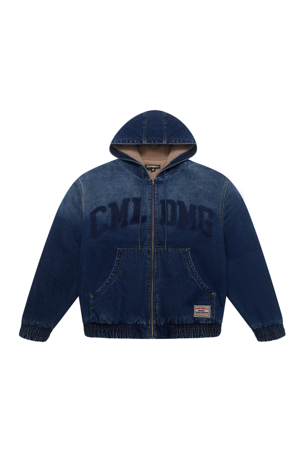 DAVIES DENIM SHERPA HOODED JACKET – Criminal Damage Store DAVIES DENIM SHERPA HOODED JACKET – Criminal Damage Store