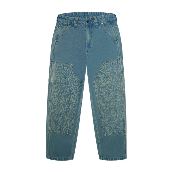 BERKELEY MONOGRAM DENIM JEANS