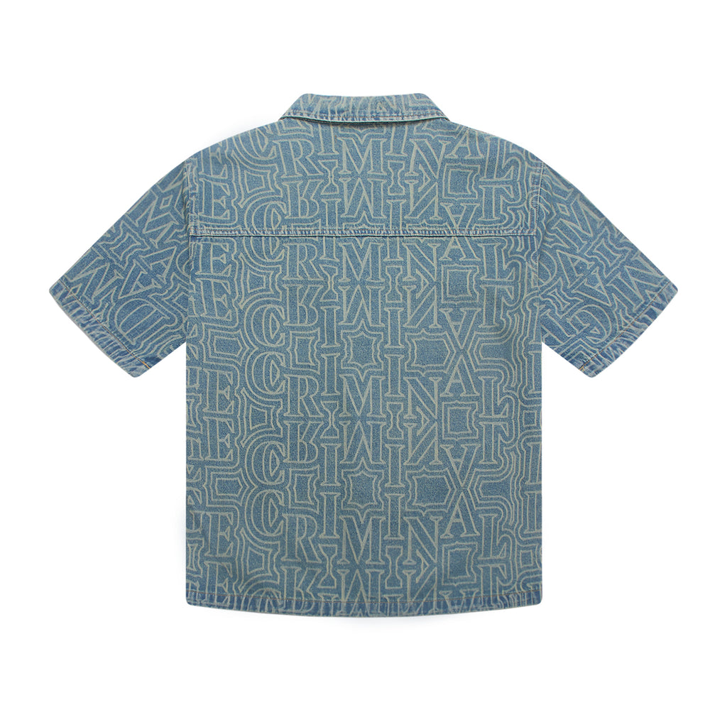BERKELEY MONOGRAM DENIM  SHIRT