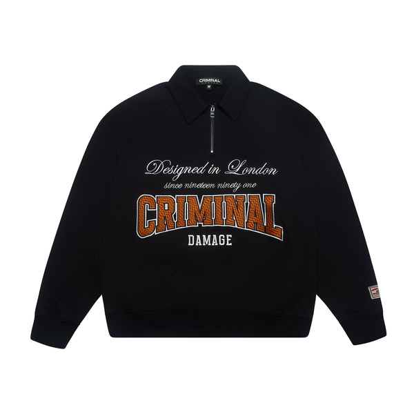 TWO LIVES HALF ZIP SWEATSHIRT