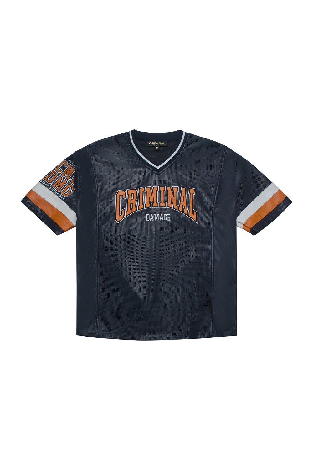 STADIUM LEATHER V NECK