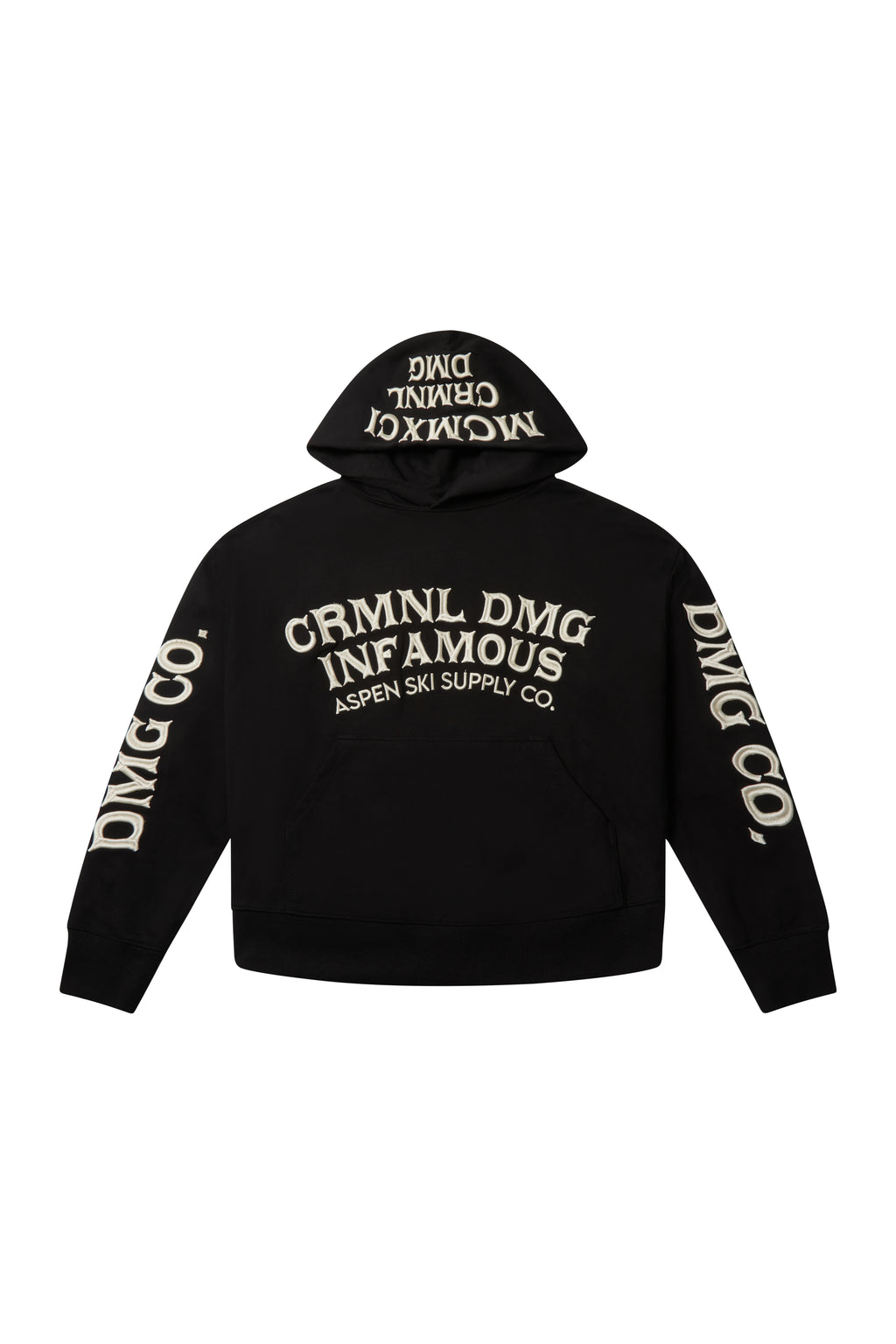 INFAMOUS EMBROIDERY HOOD