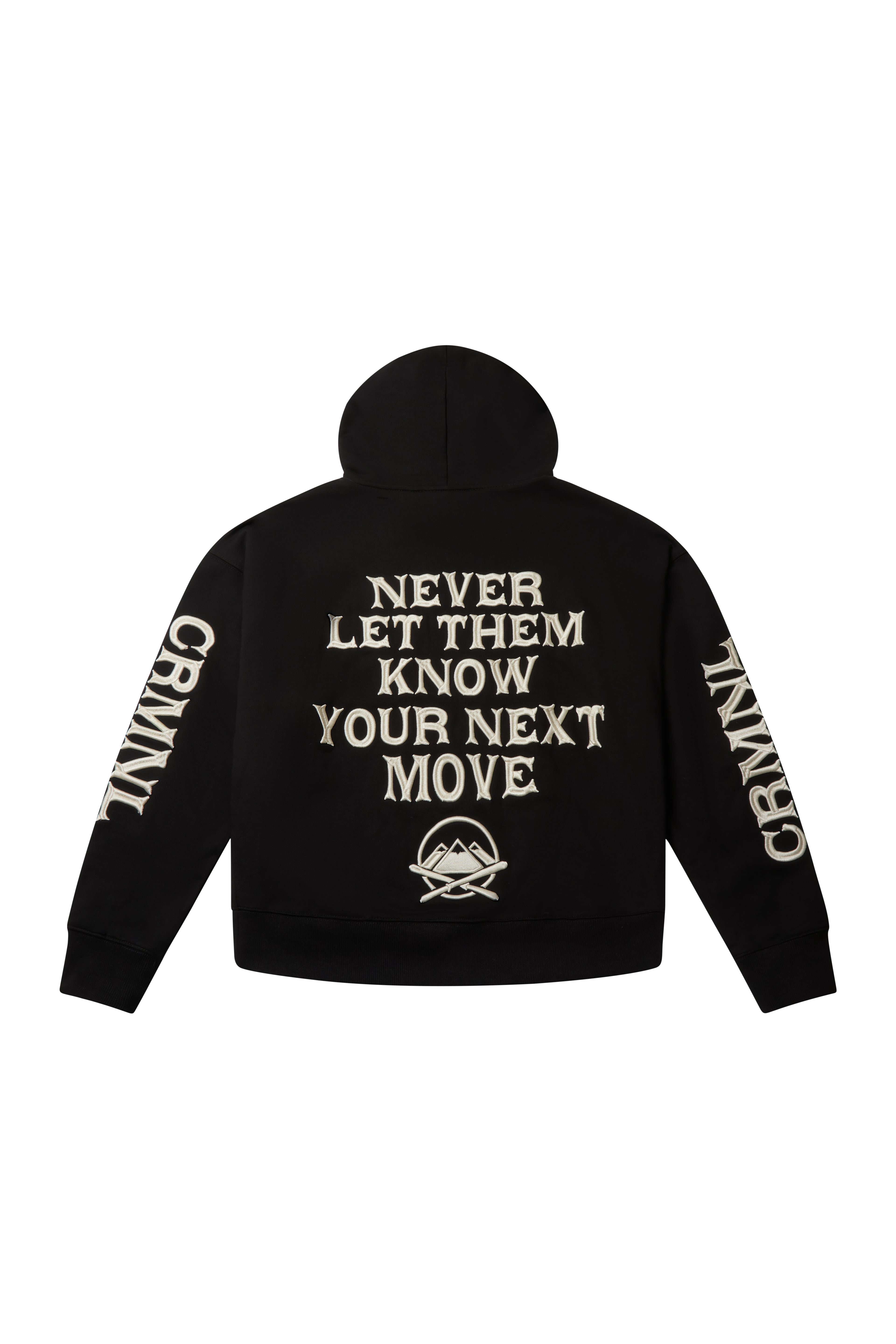 INFAMOUS EMBROIDERY HOOD
