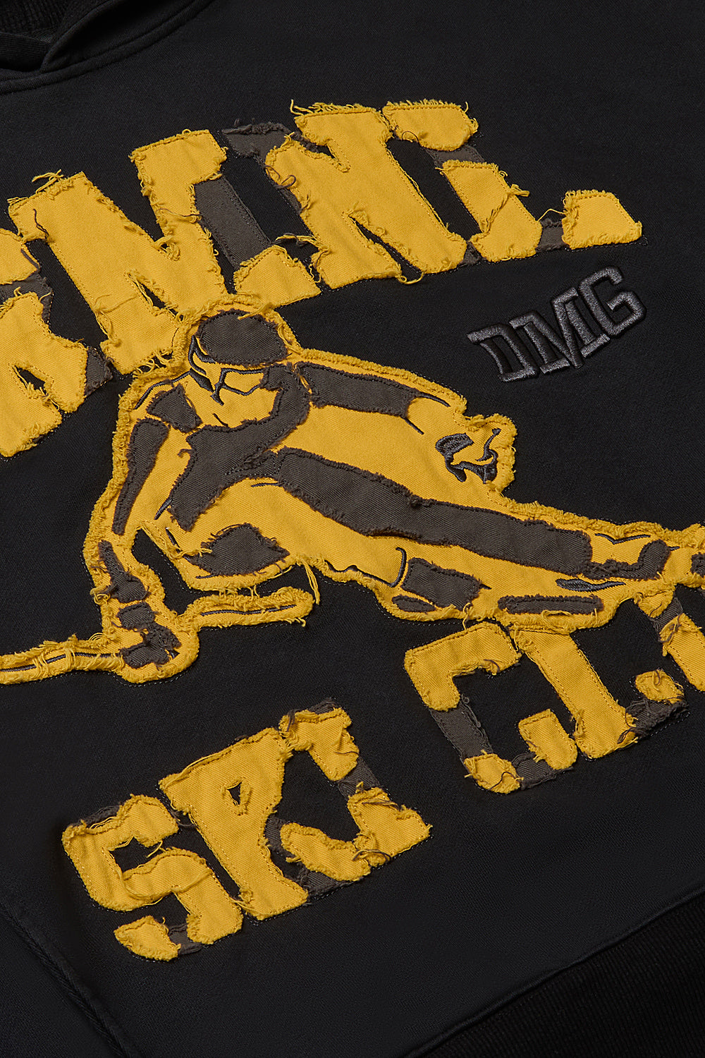 Criminal Damage Ski Club Hoodie in black, photo 5