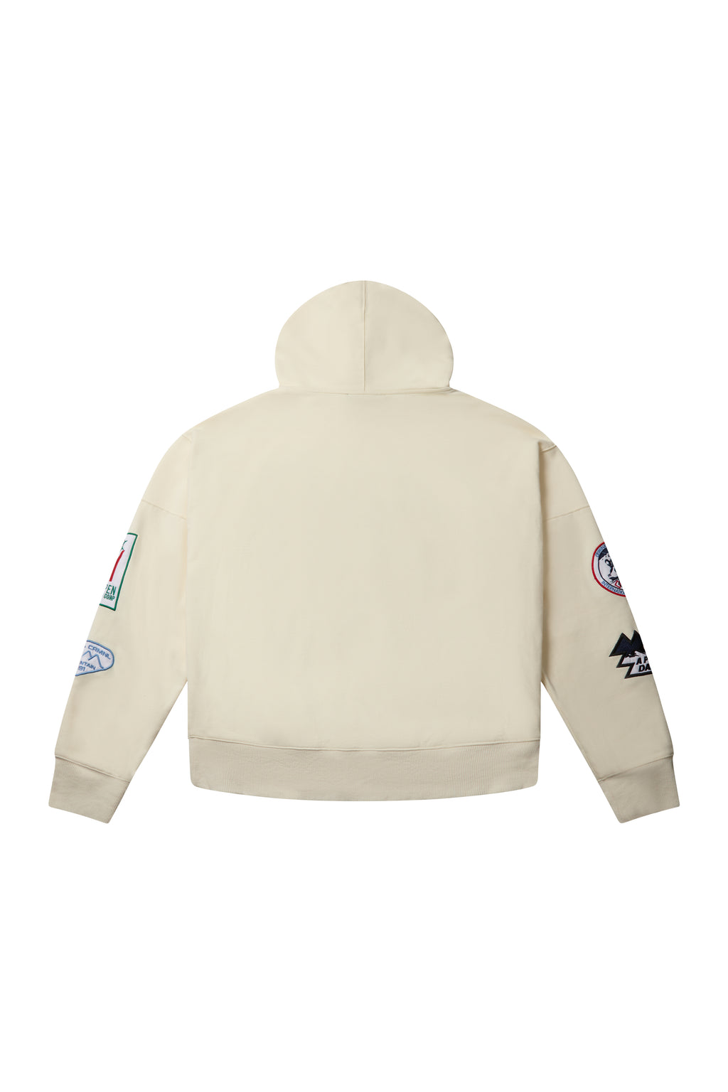 Criminal Damage Ski Club Hoodie in off white, photo 6