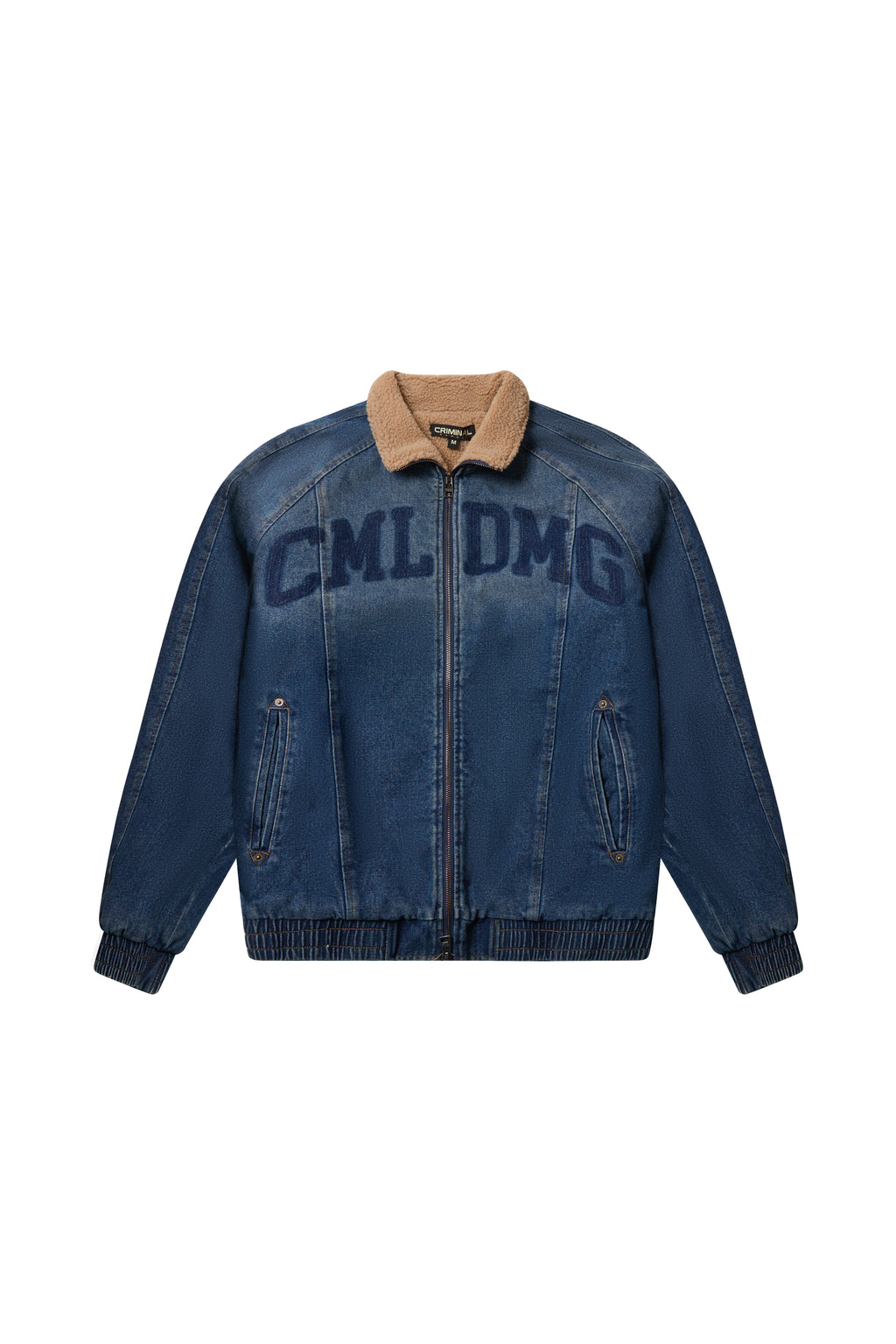 LOGO STENCIL DENIM JACKET