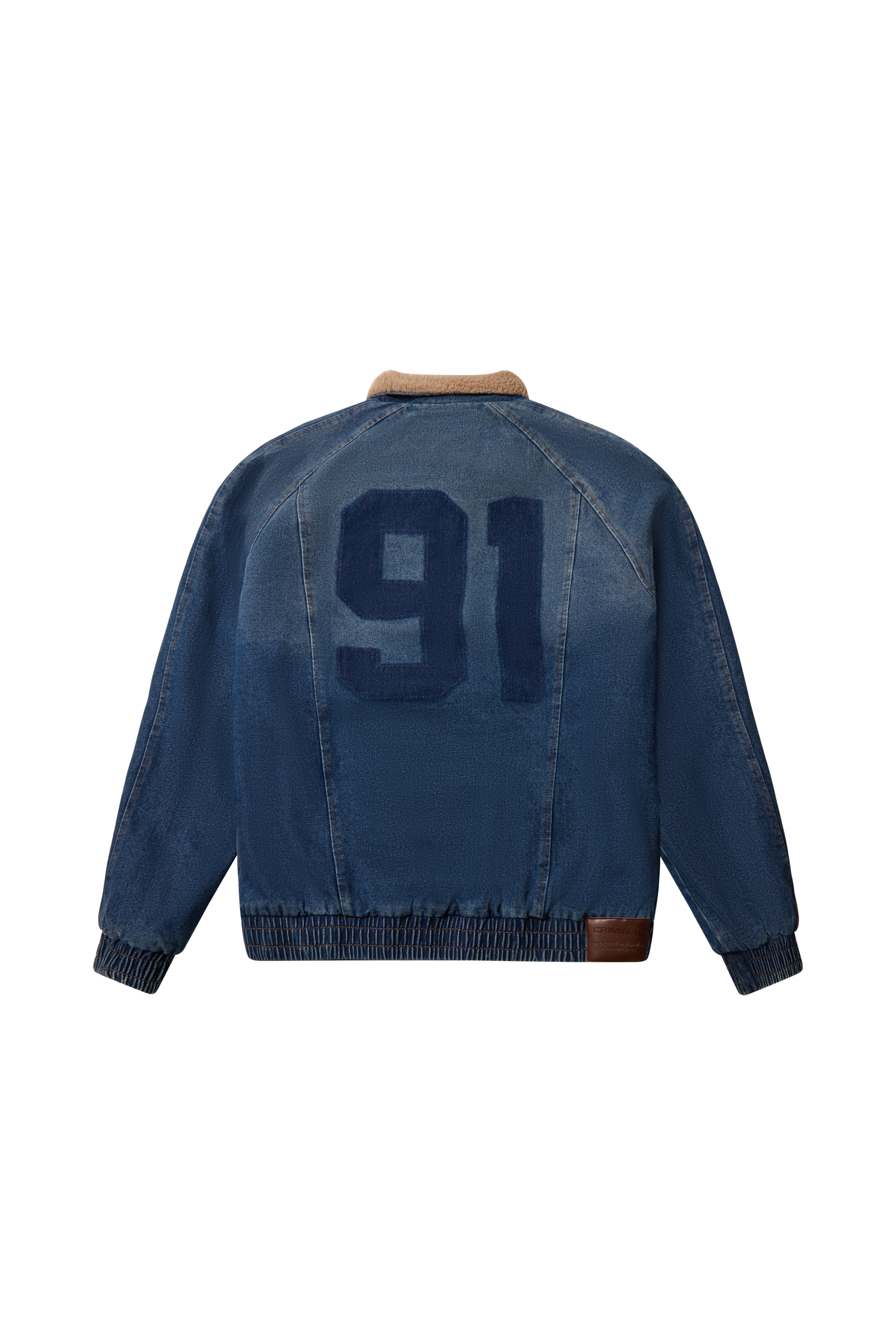 LOGO STENCIL DENIM JACKET