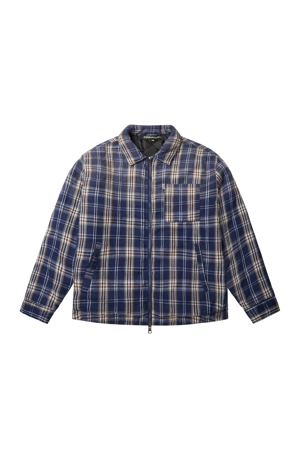 PADDED PLAID JACKET