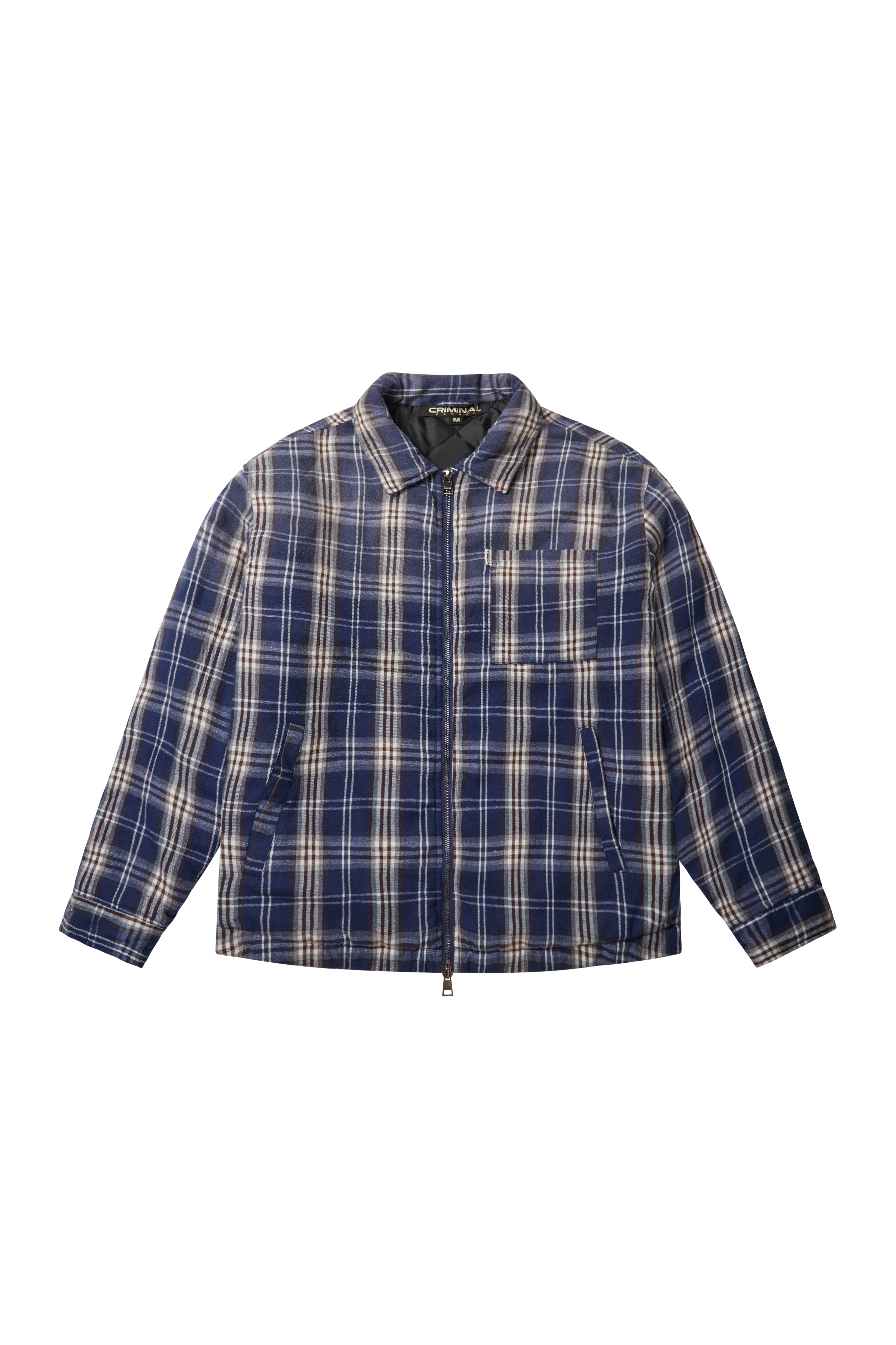 PADDED PLAID JACKET