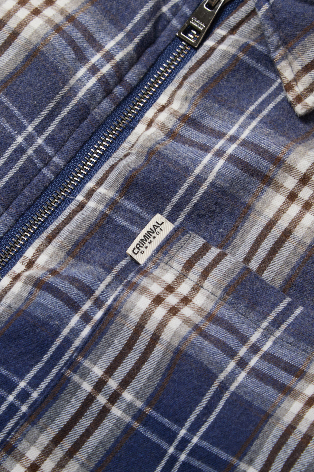 PADDED PLAID JACKET