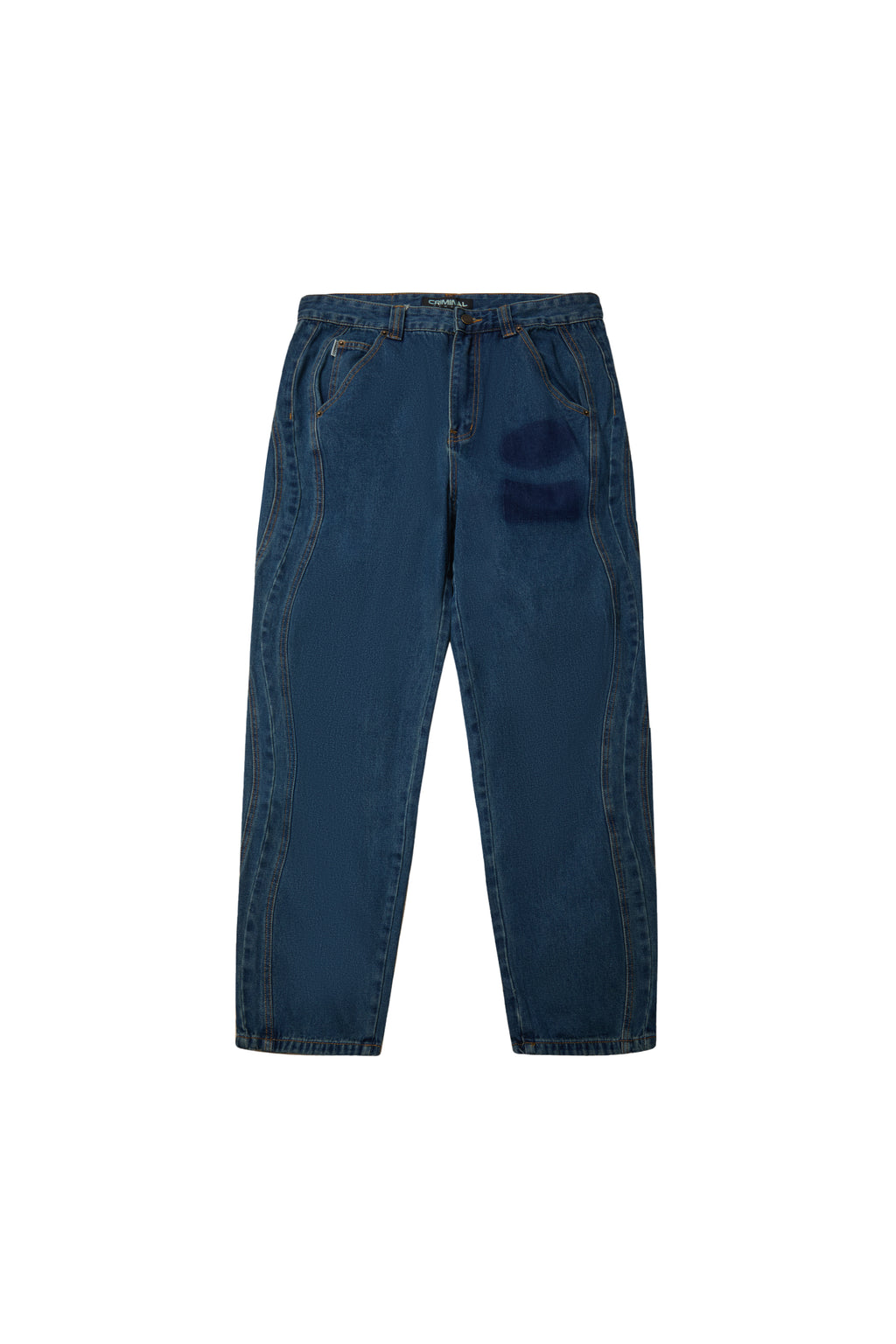 PATCHED WASHED JEAN