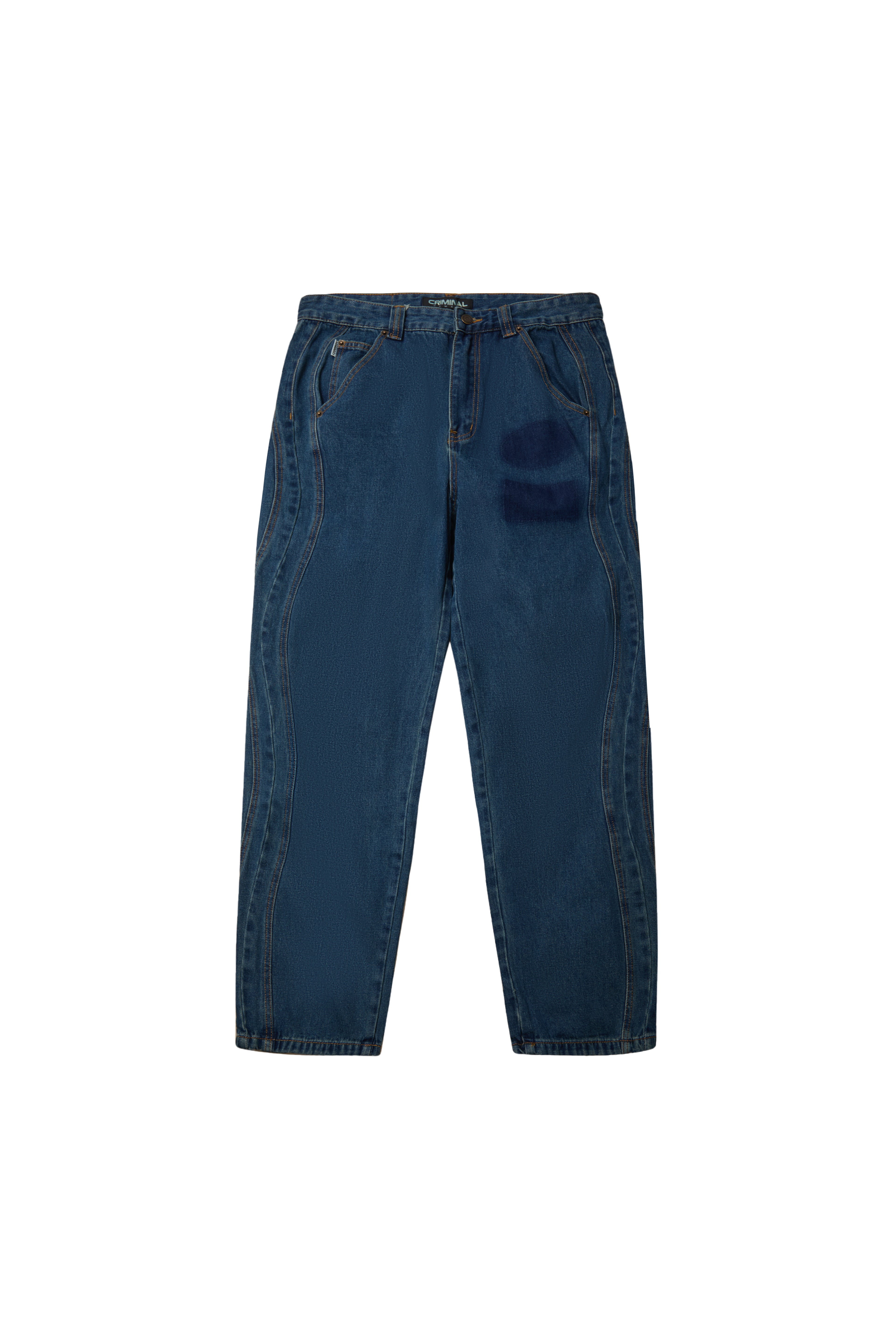 PATCHED WASHED JEAN