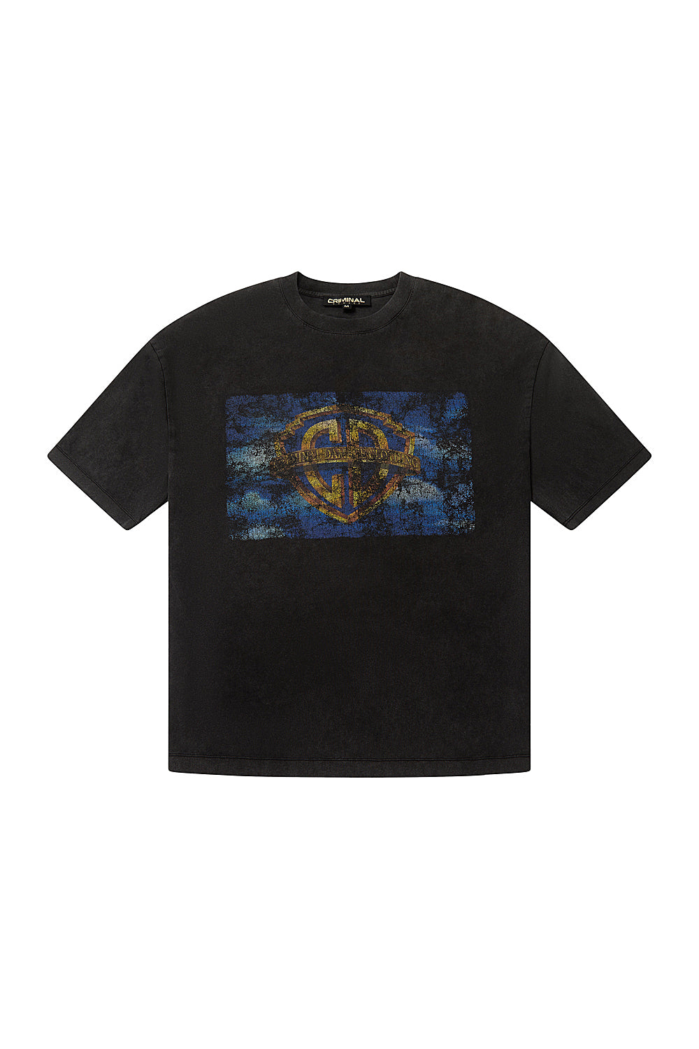 Criminal Damage Movie T-Shirt in washed black, photo 1