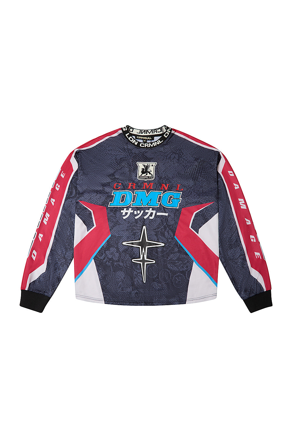 PIXEL FLORAL FOOTBALL JERSEY