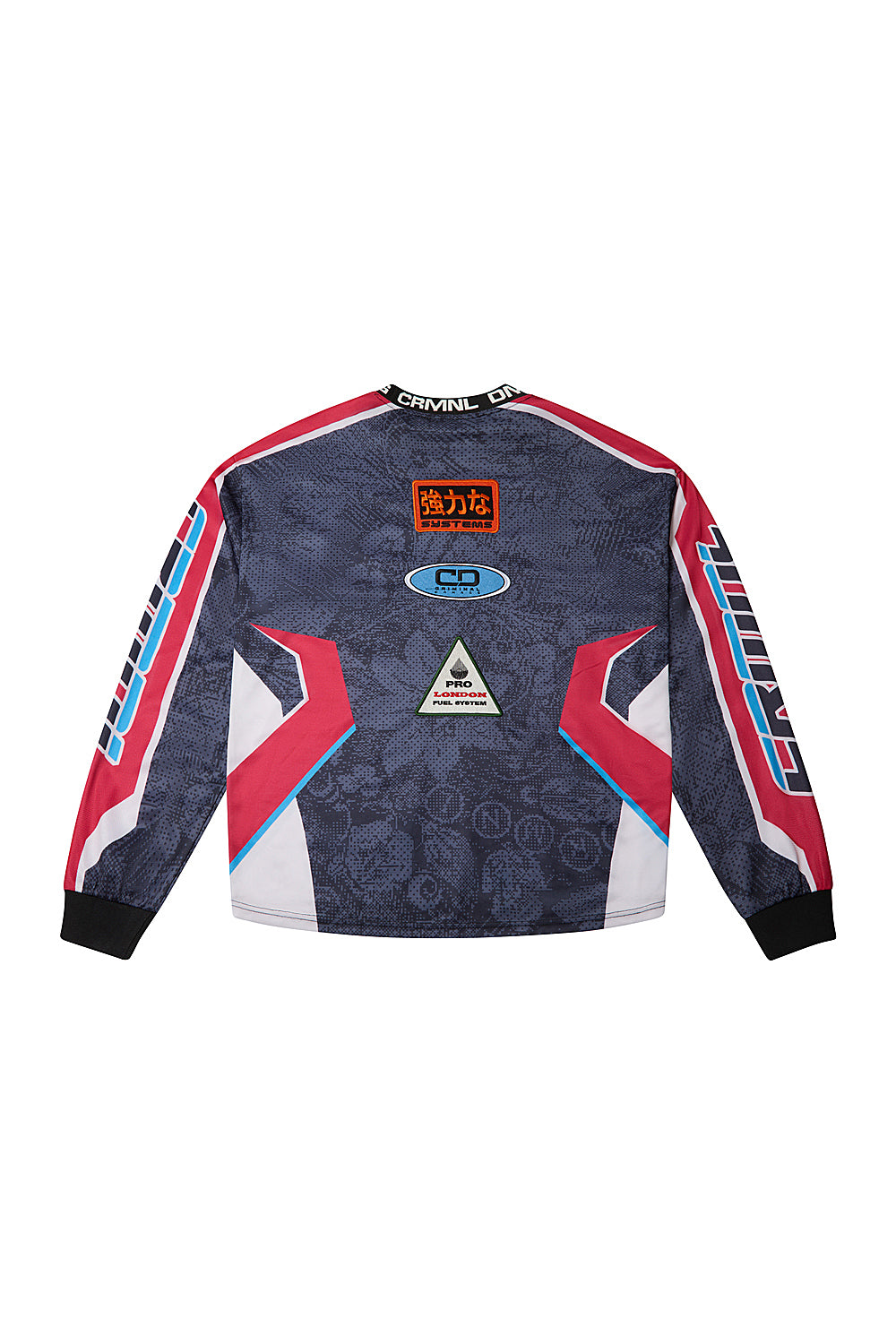 PIXEL FLORAL FOOTBALL JERSEY