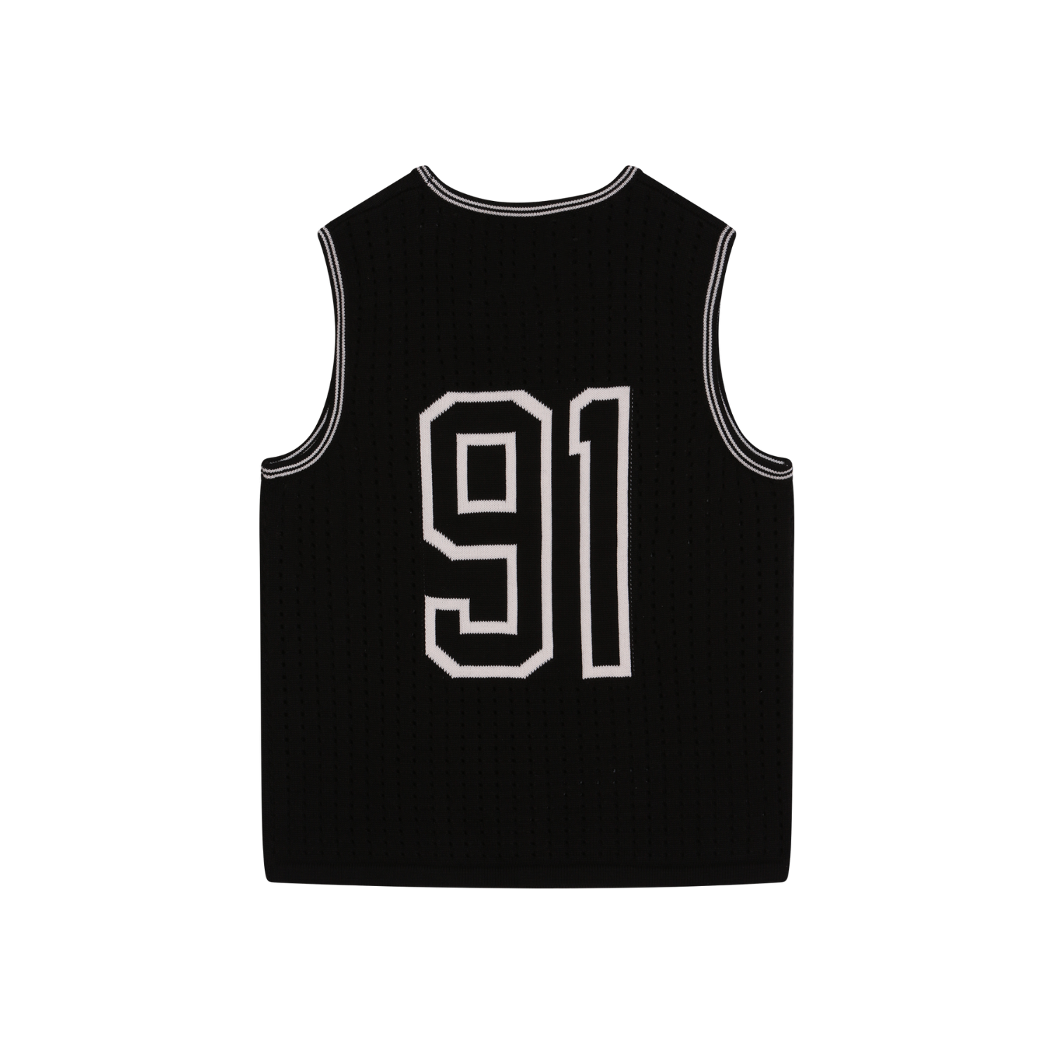 VARSITY CROCHET VEST