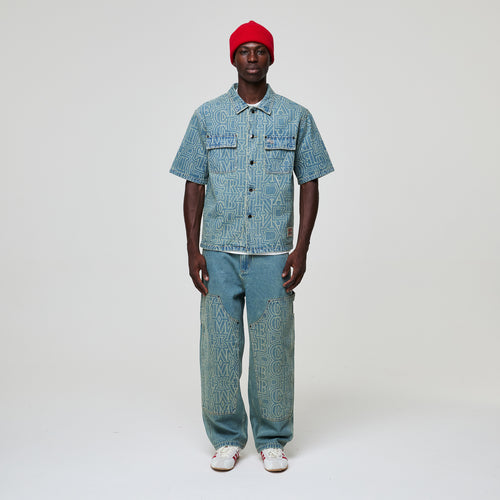 BERKELEY MONOGRAM DENIM  SHIRT