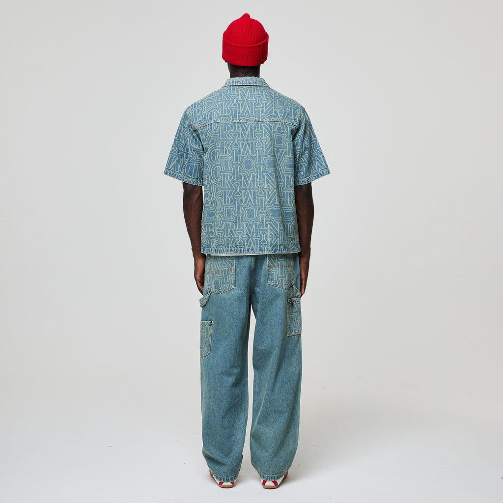 BERKELEY MONOGRAM DENIM  SHIRT