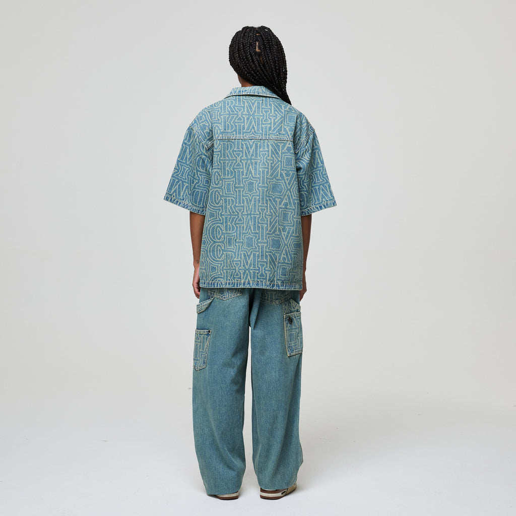 BERKELEY MONOGRAM DENIM  SHIRT