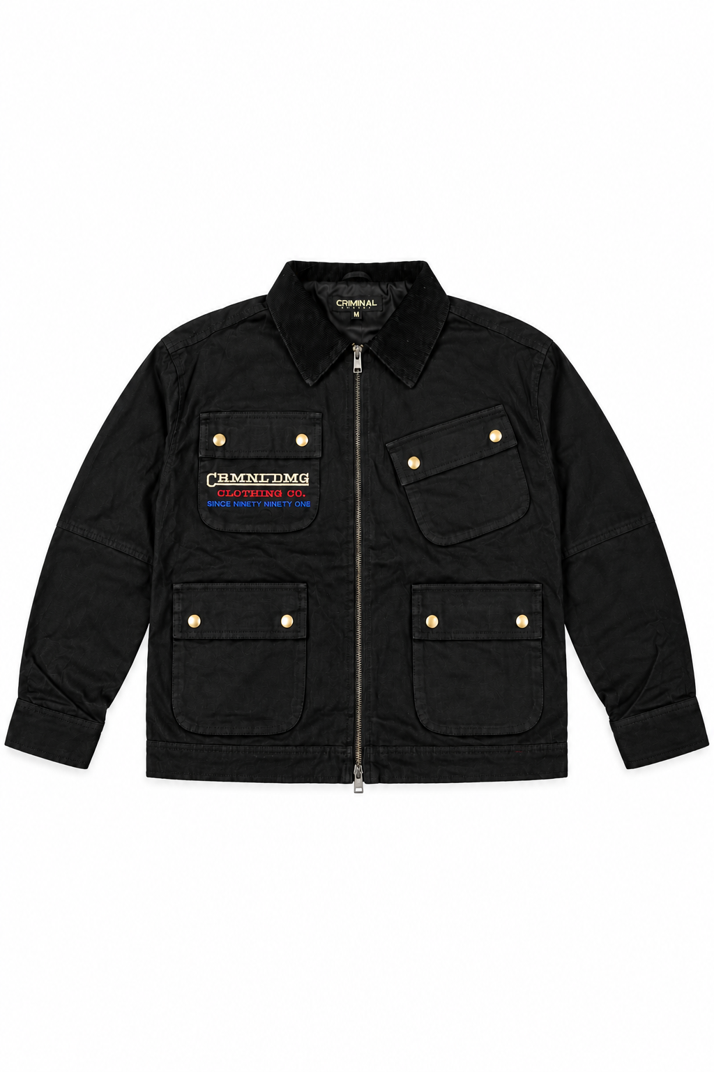 Criminal Damage London Craft Jacket in black, photo 1