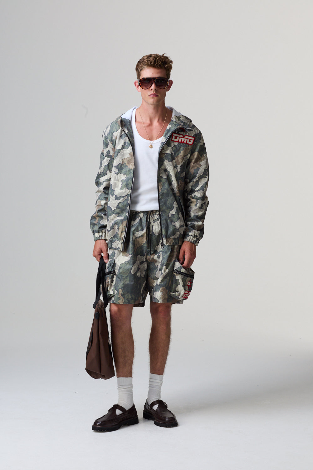 CAMO NYLON JACKET