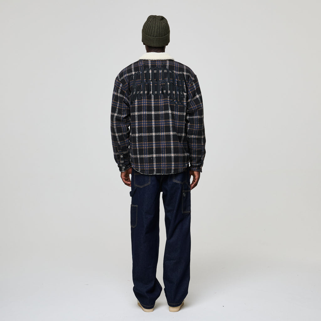 RICHMOND CHECK SHERPA SHIRT JACKET