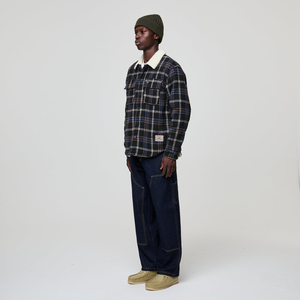 RICHMOND CHECK SHERPA SHIRT JACKET