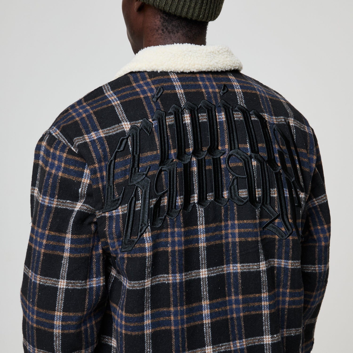 RICHMOND CHECK SHERPA SHIRT JACKET