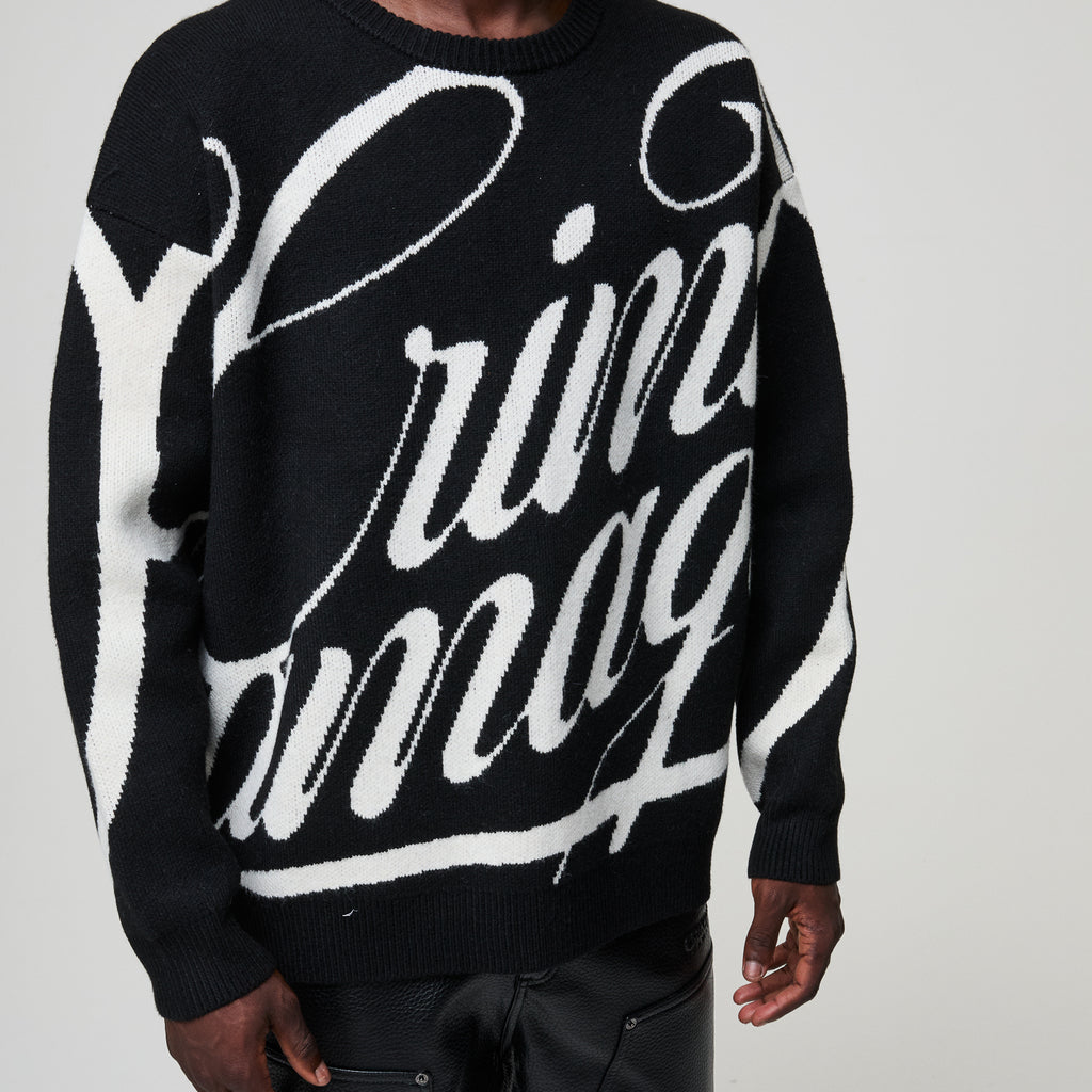 CD SCRIPT KNIT