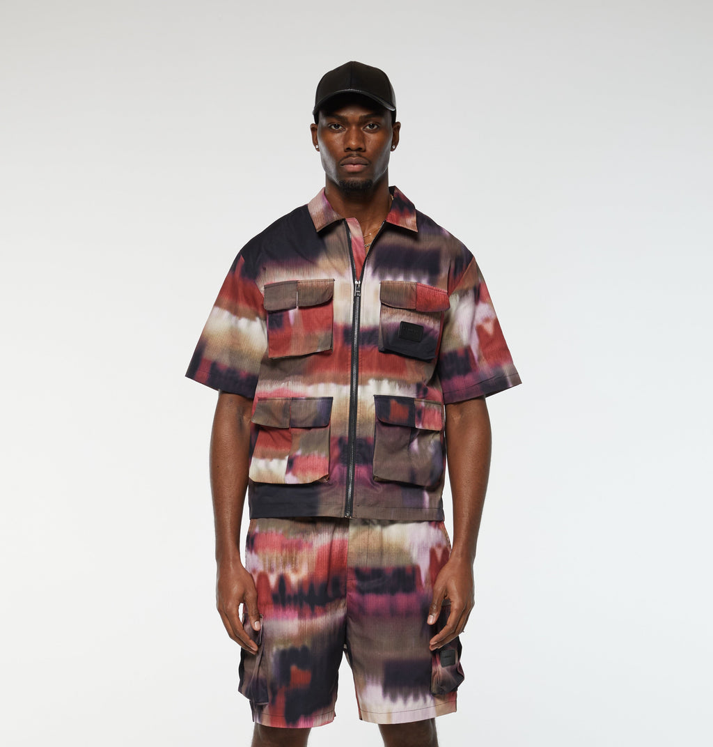 PHOTO PRINT ZIP SHIRT