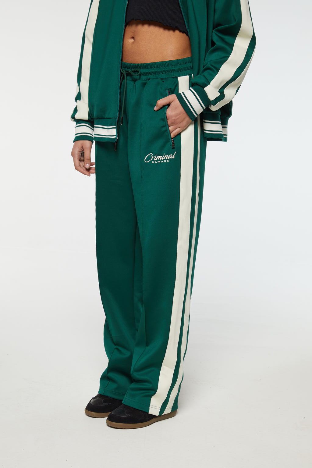 PIN TUCK JOGGERS