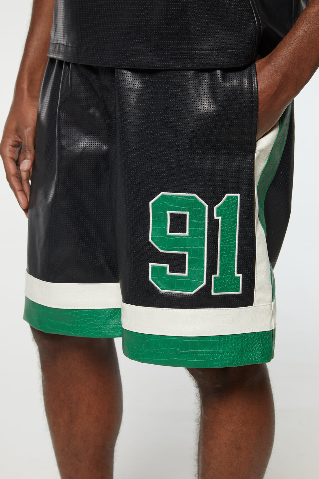 STADIUM LEATHER SHORTS