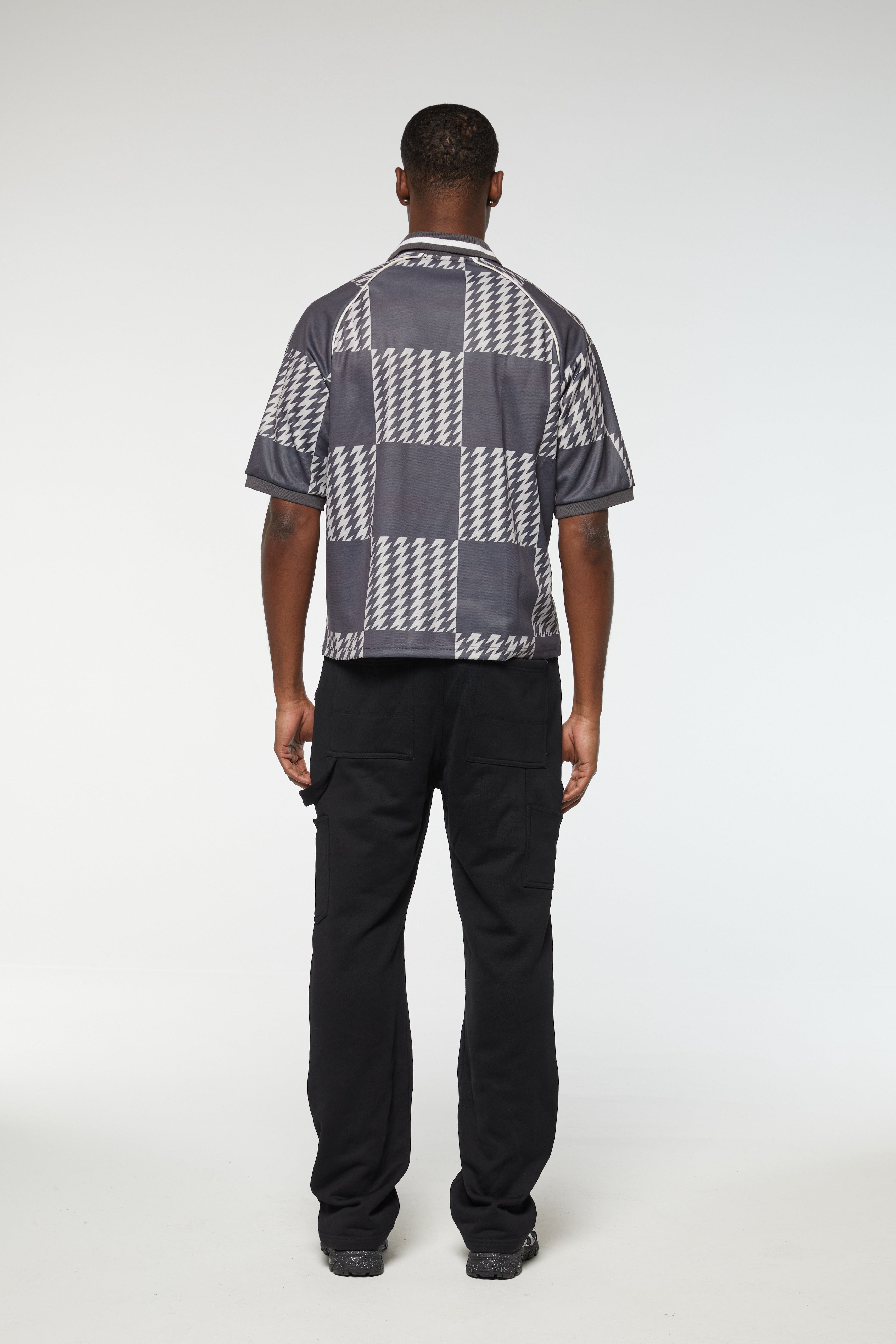 CHECKERBOARD POLO SHIRT