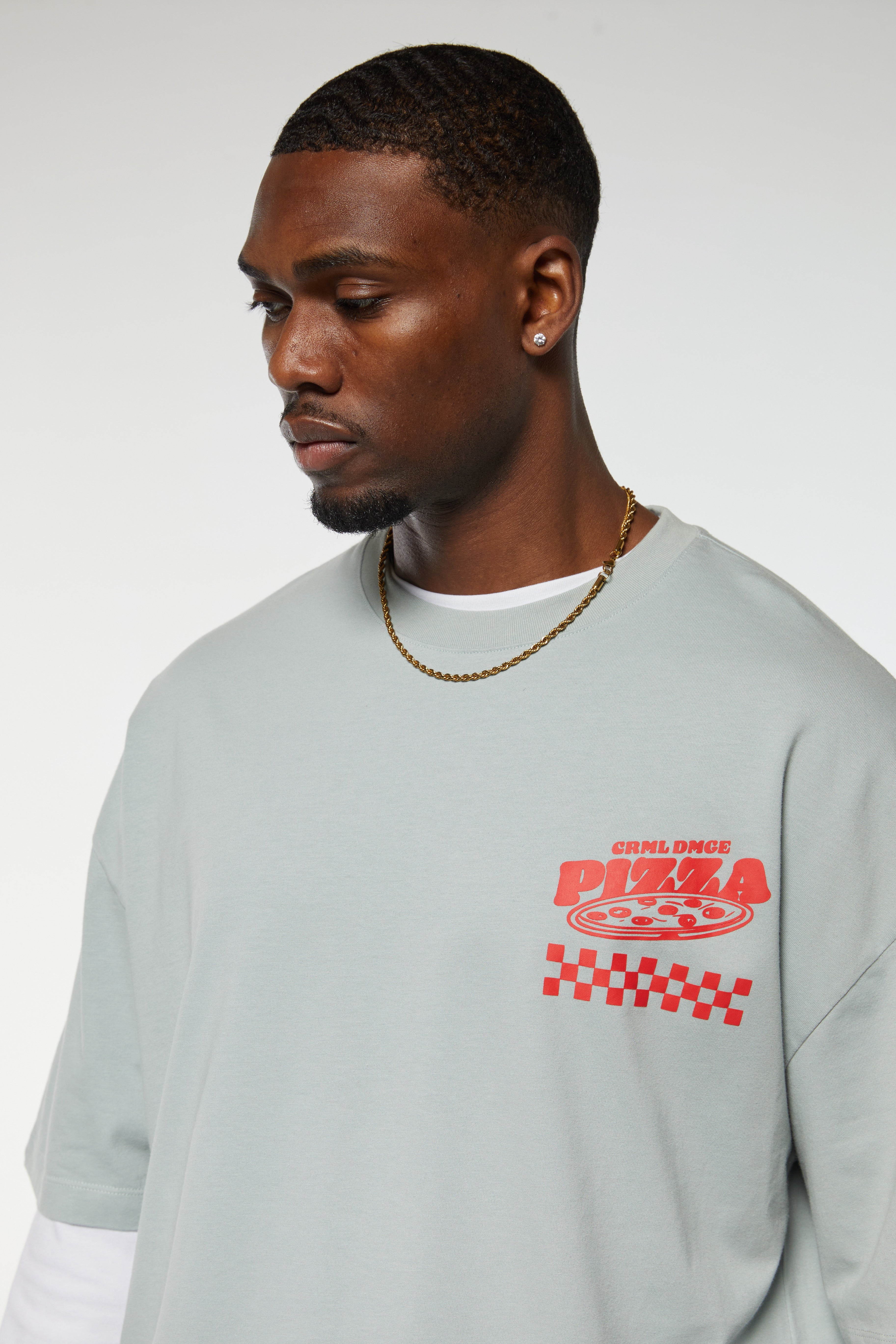 DAMAGE PIZZA T-SHIRT