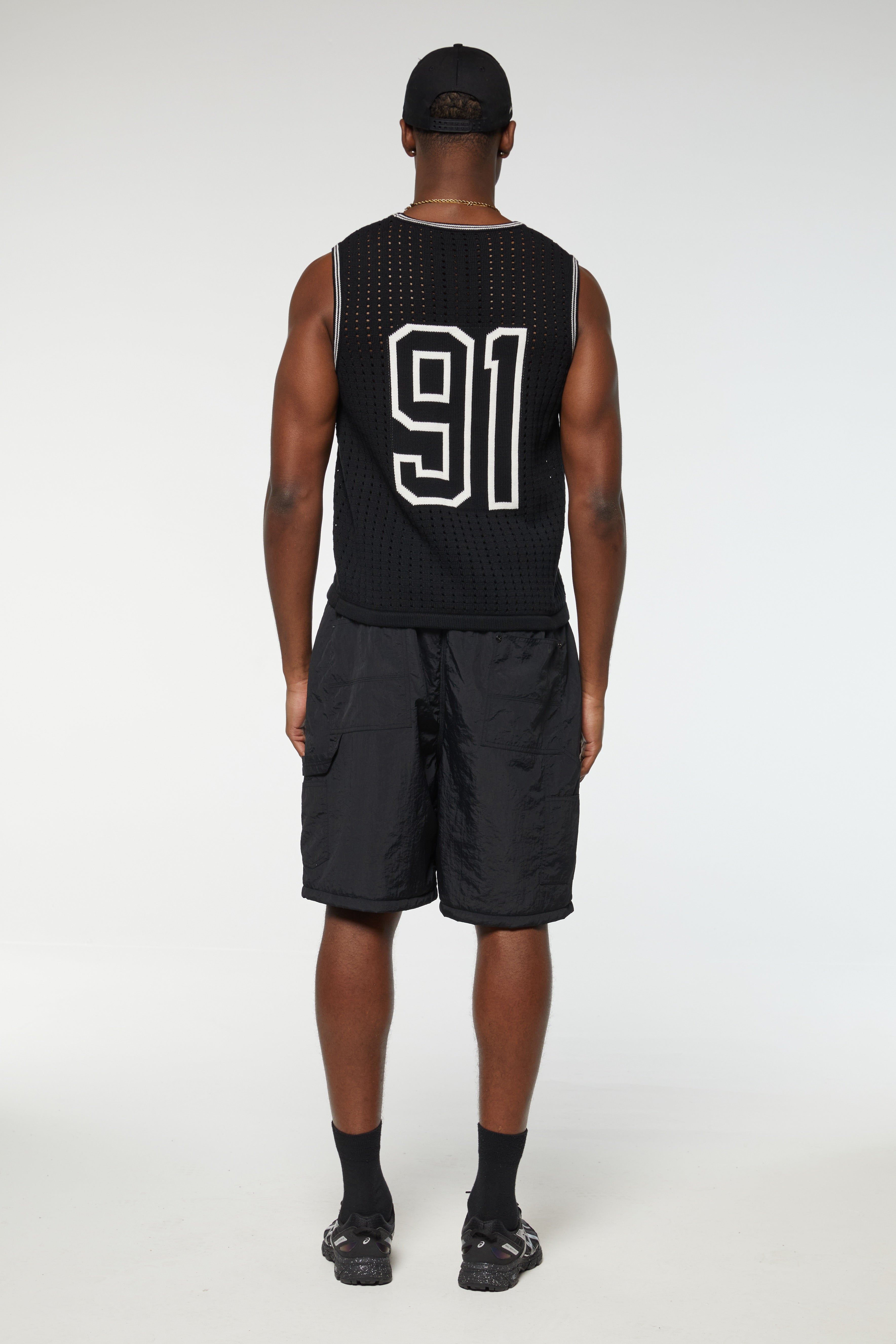 VARSITY CROCHET VEST