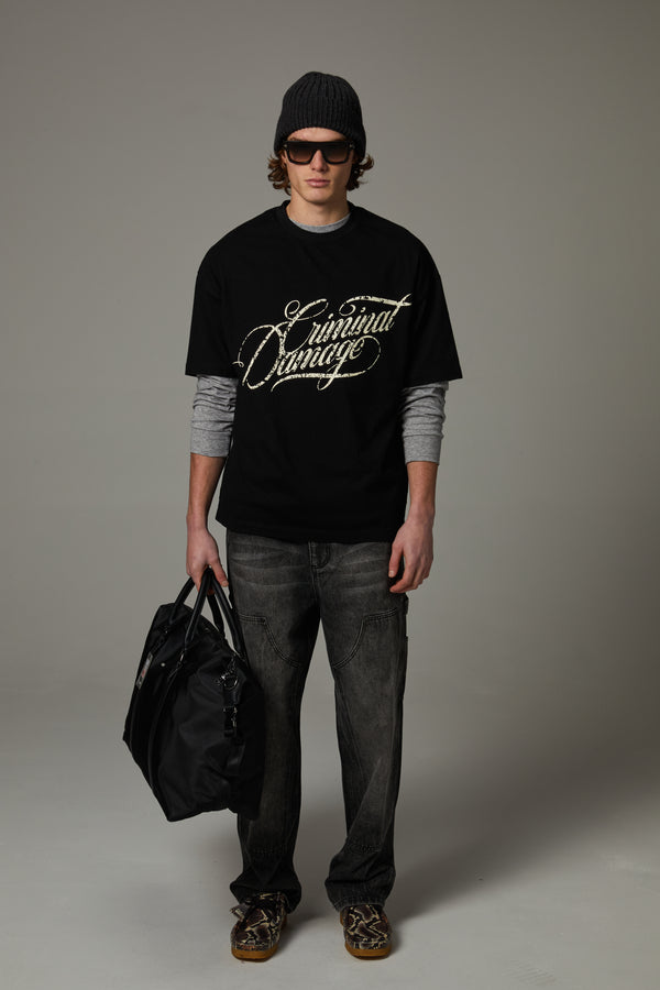 DESTROYED SCRIPT T-SHIRT