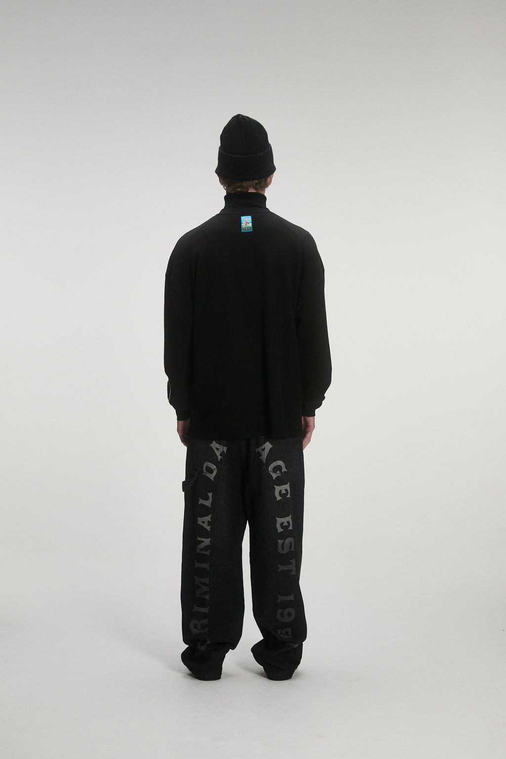 Criminal Damage Equipment Waffle Top in black, photo 4