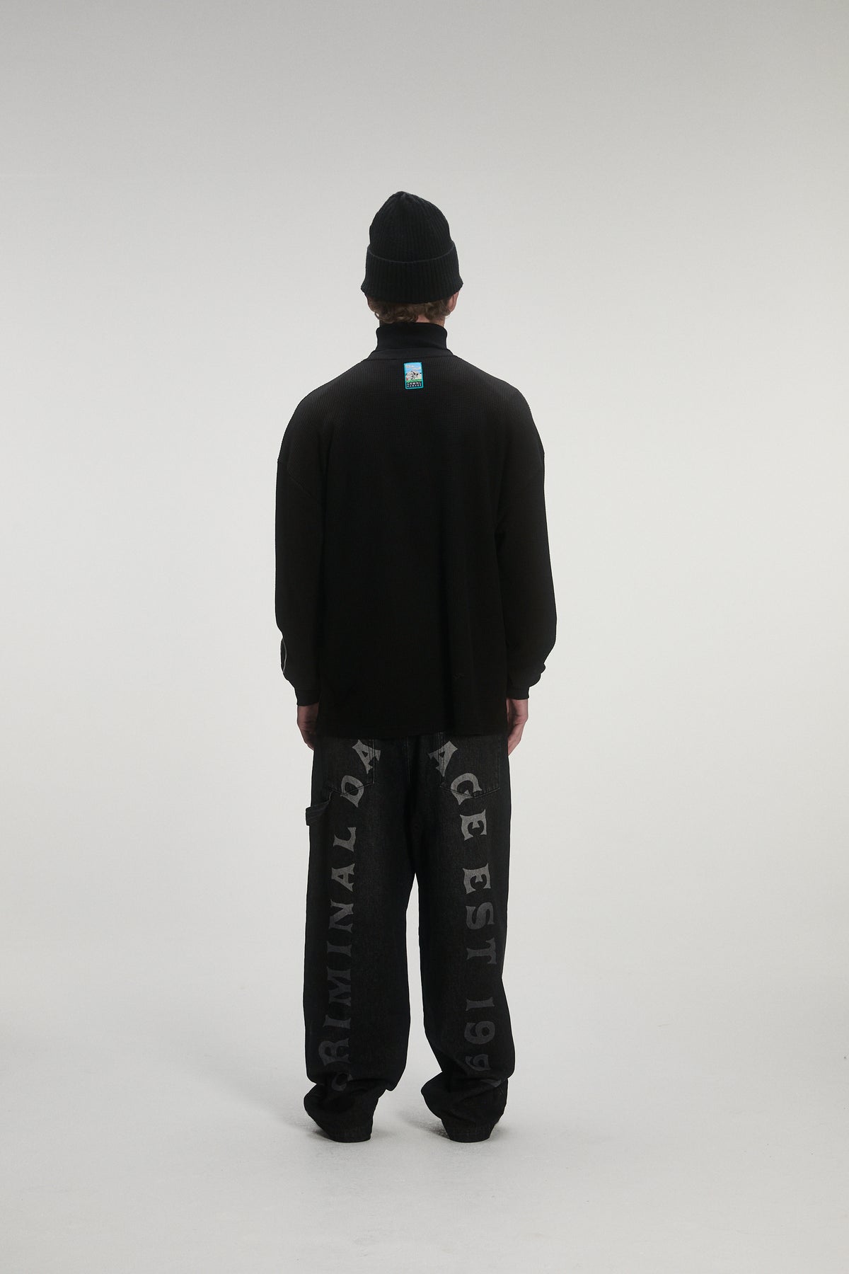 Criminal Damage Equipment Waffle Top in black, photo 4
