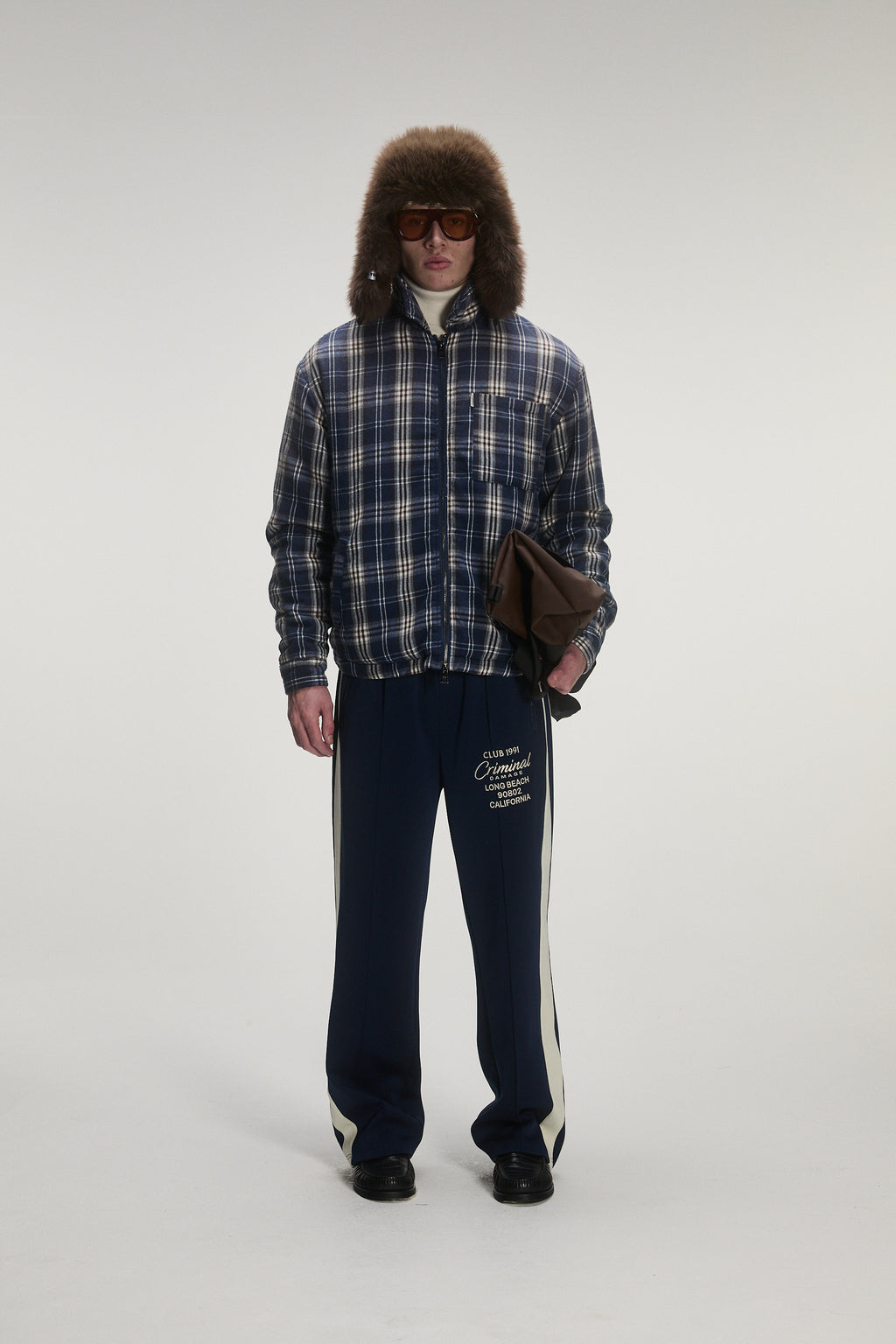 PADDED PLAID JACKET