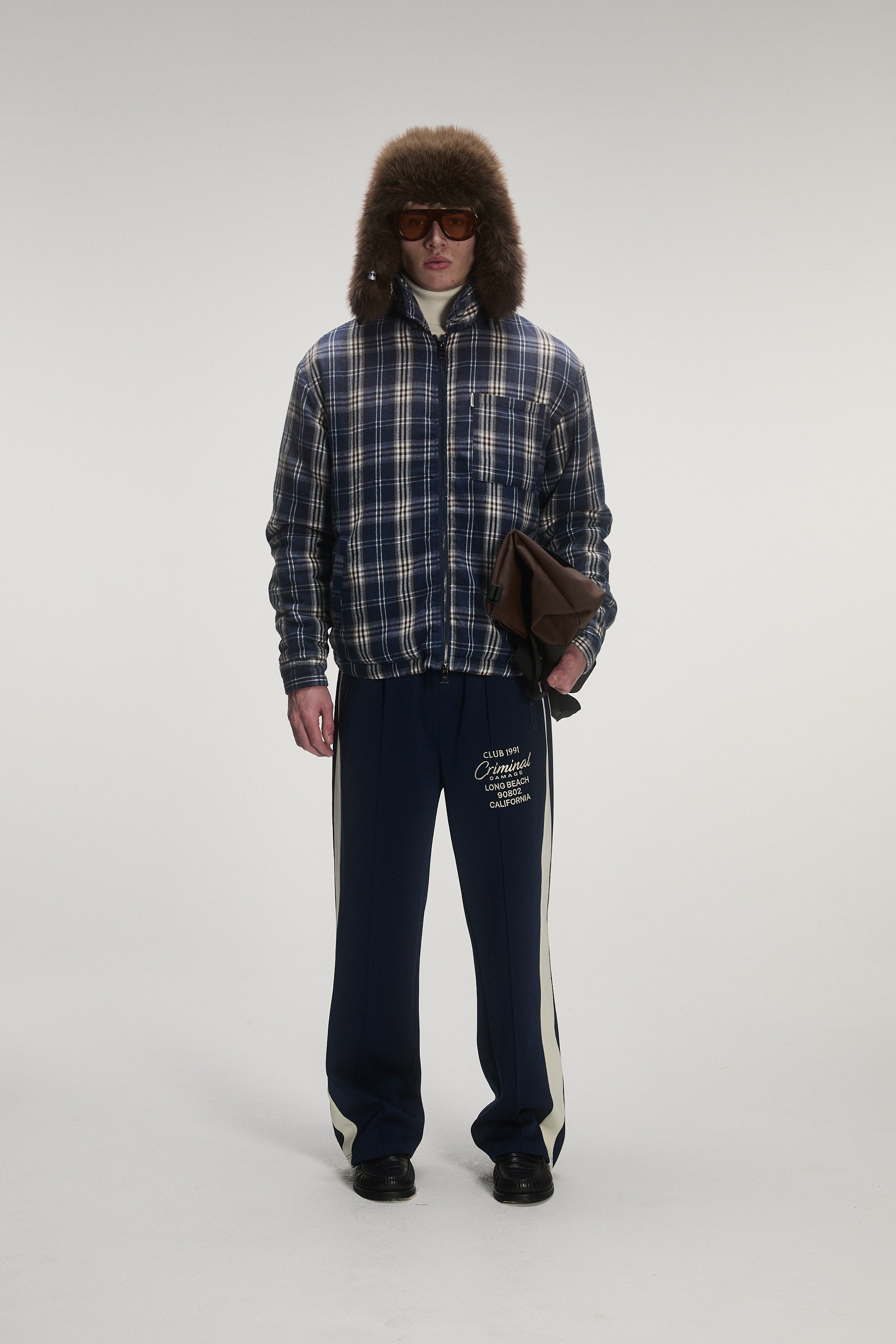 PADDED PLAID JACKET