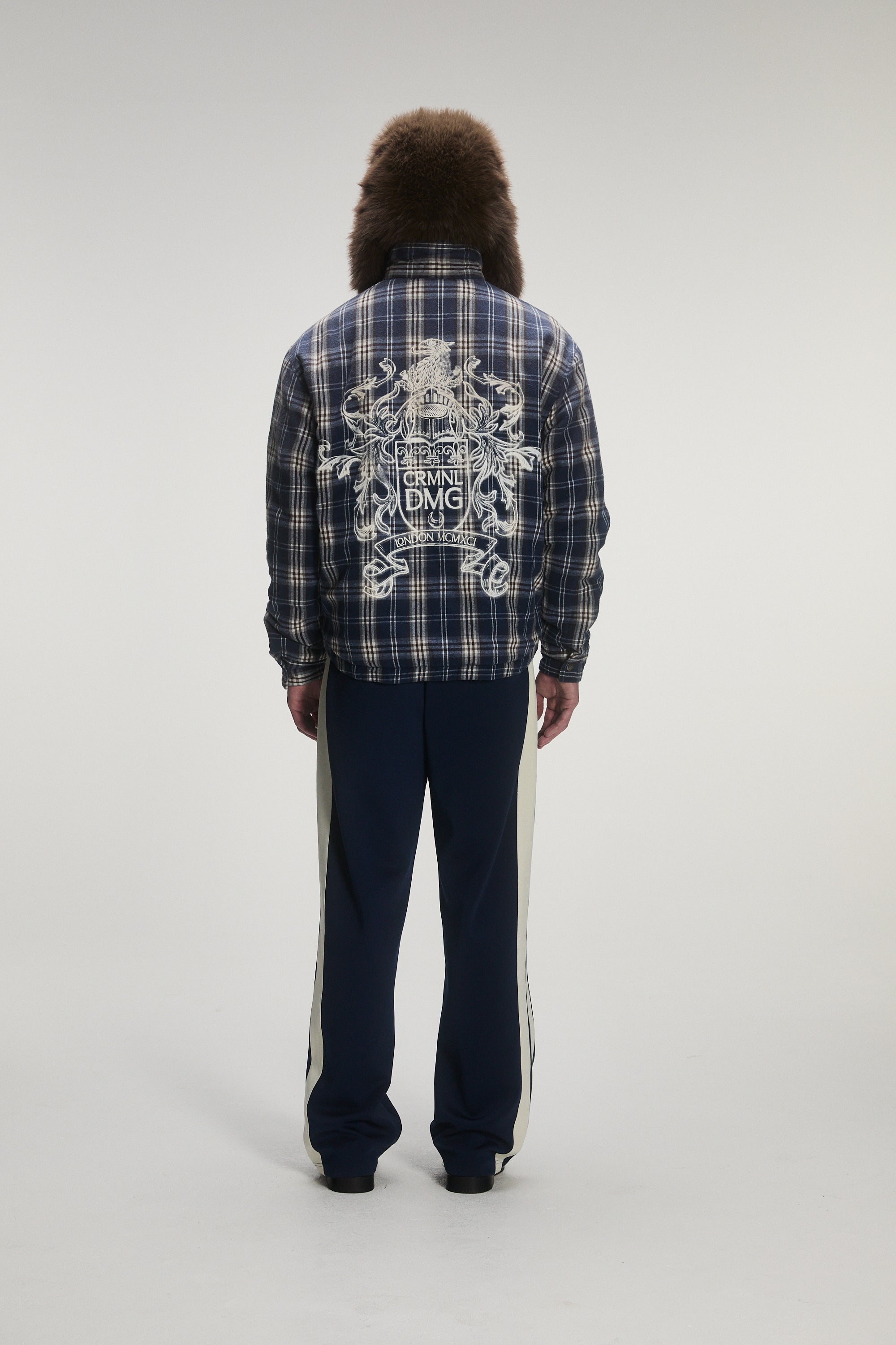 PADDED PLAID JACKET