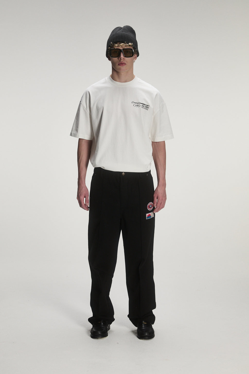Criminal Damage Antique Rug T-Shirt in white, photo 2