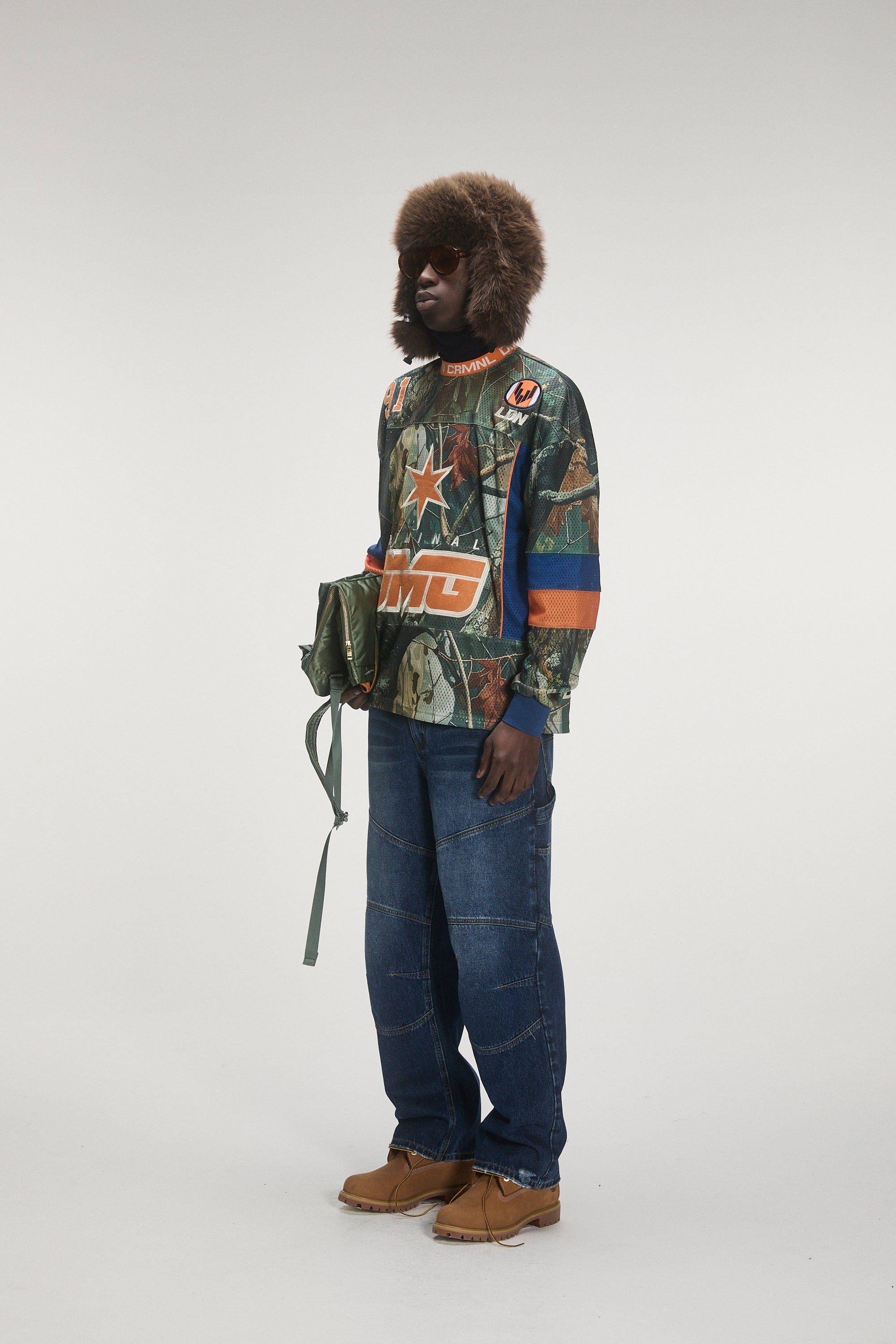 WOODLAND SCENE SPORTS MESH TOP