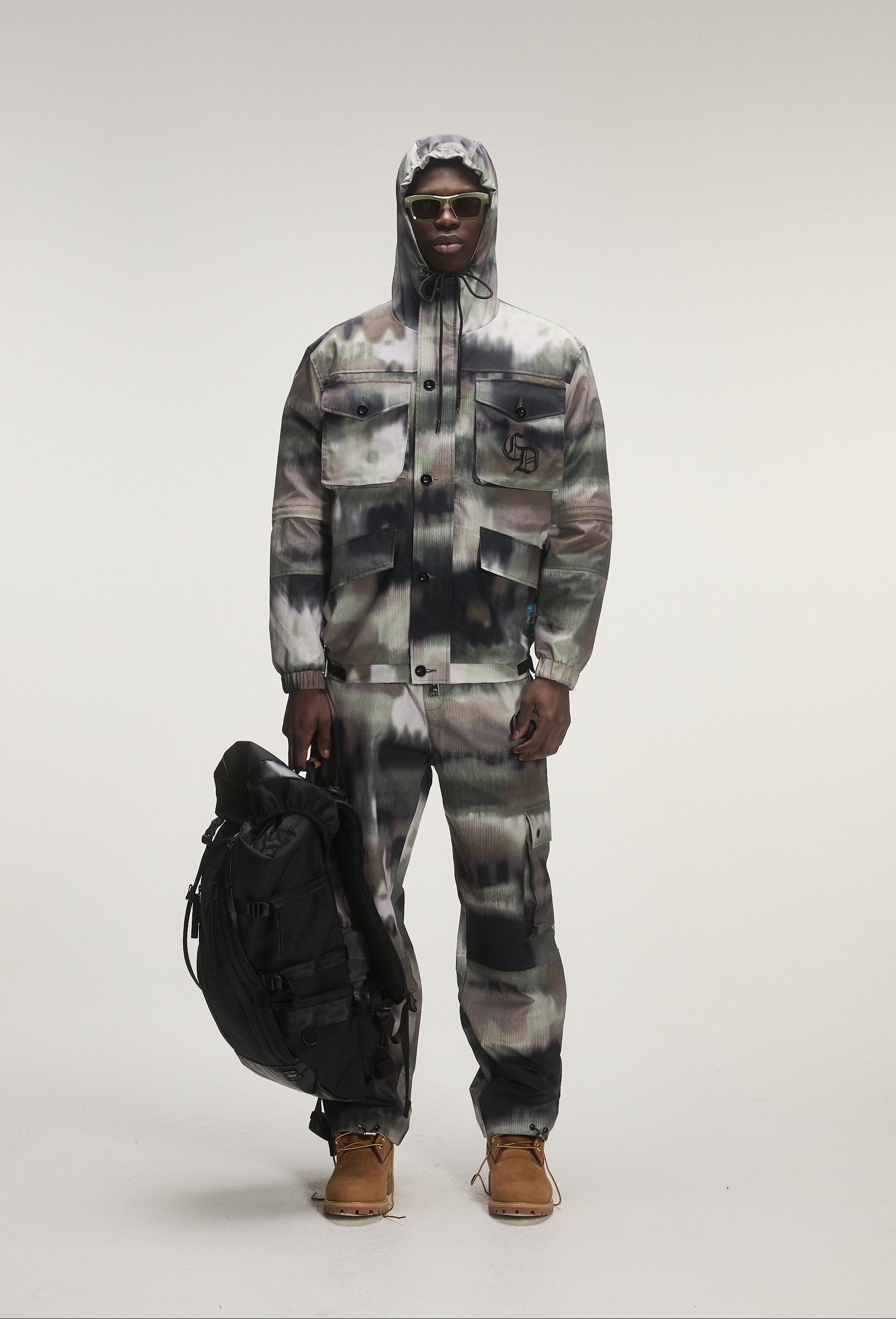 BLURRED CAMO CARGO