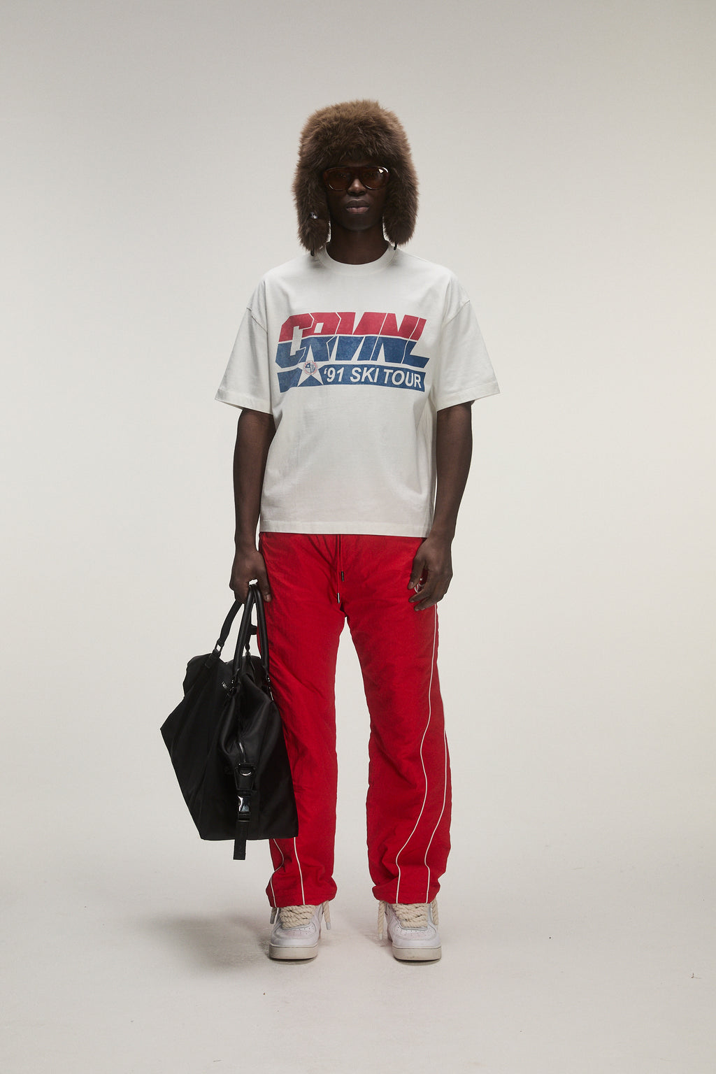 Criminal Damage Ski Tour Tee in white, photo 2