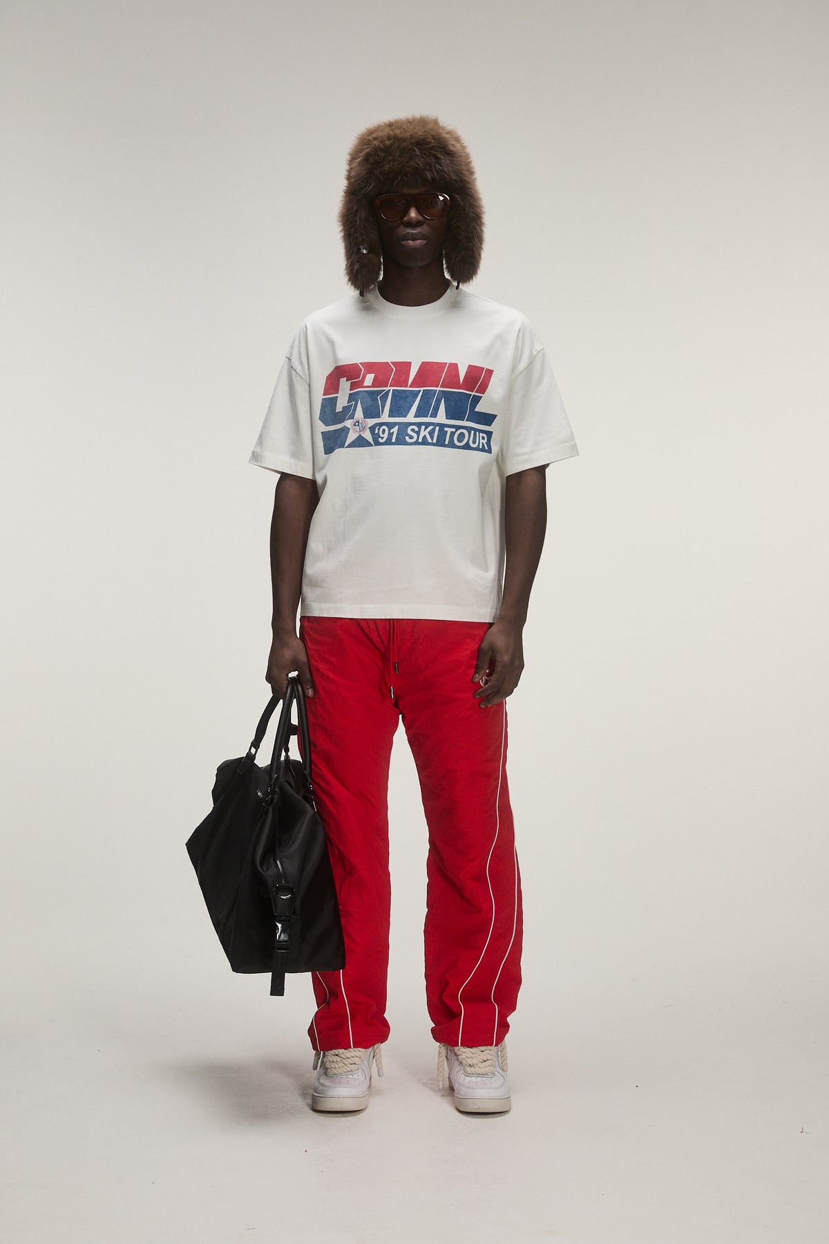Criminal Damage Ski Tour Tee in white, photo 2