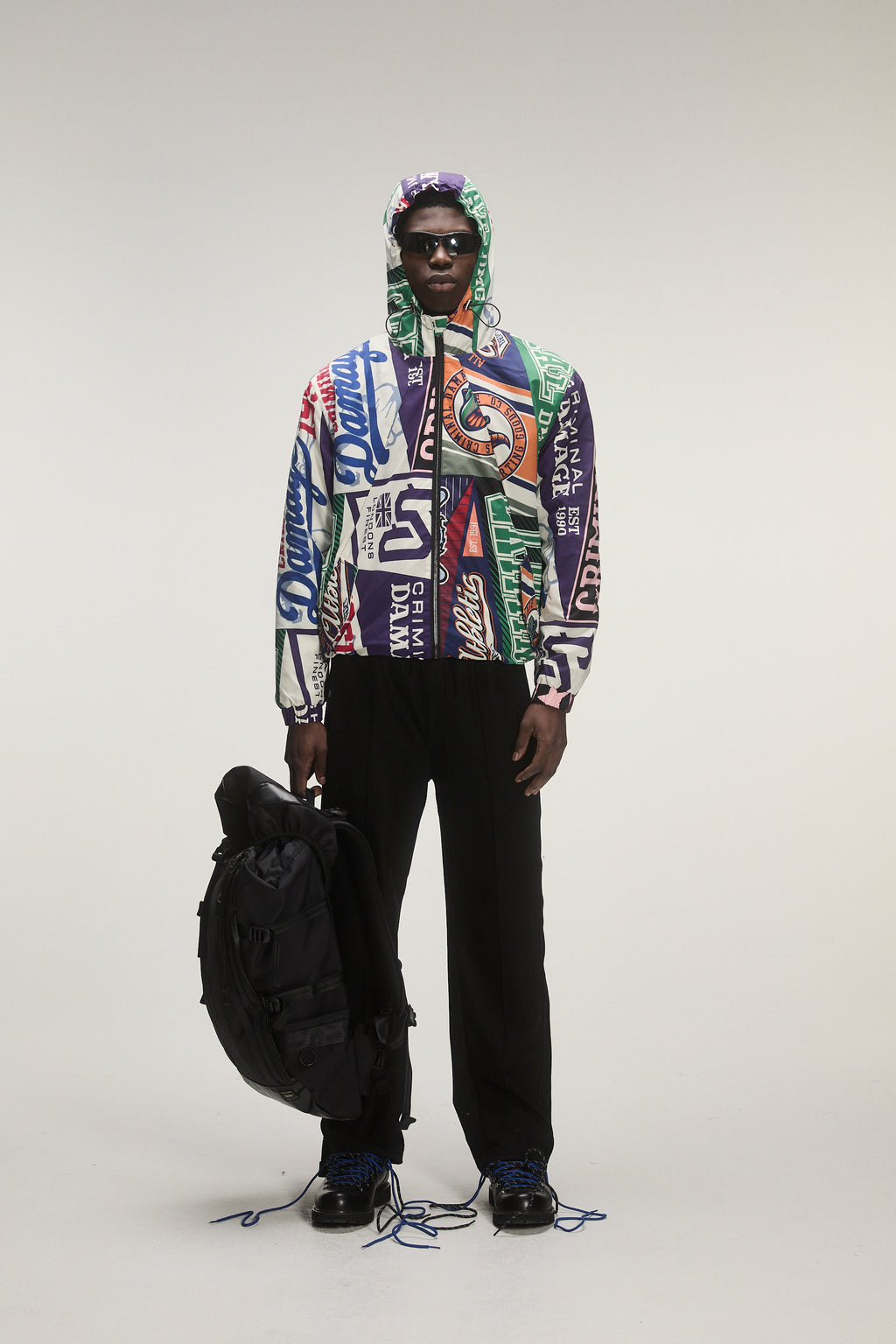 PRINTED FLAG JACKET