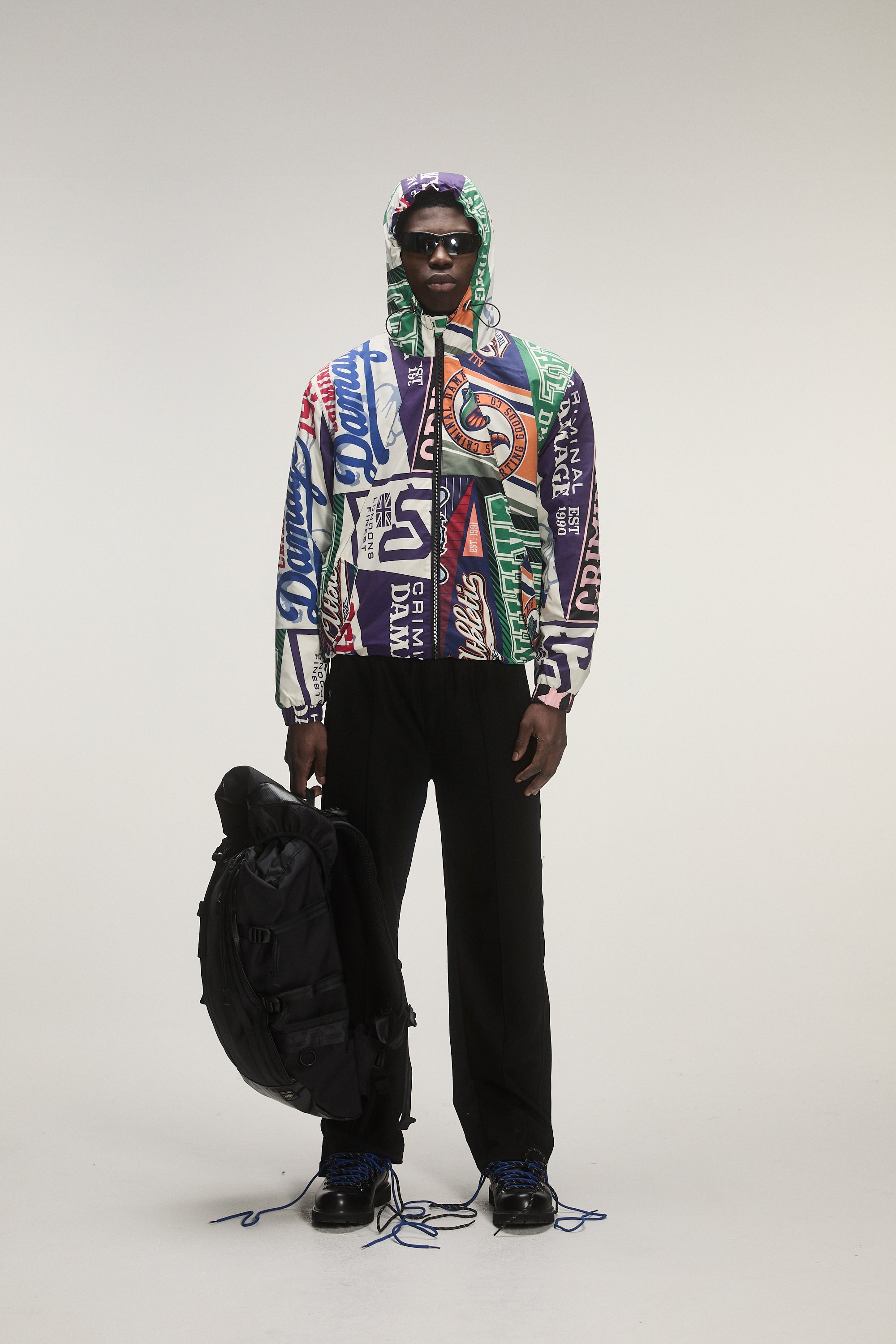 PRINTED FLAG JACKET