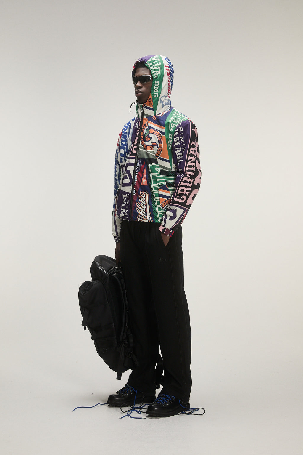 PRINTED FLAG JACKET